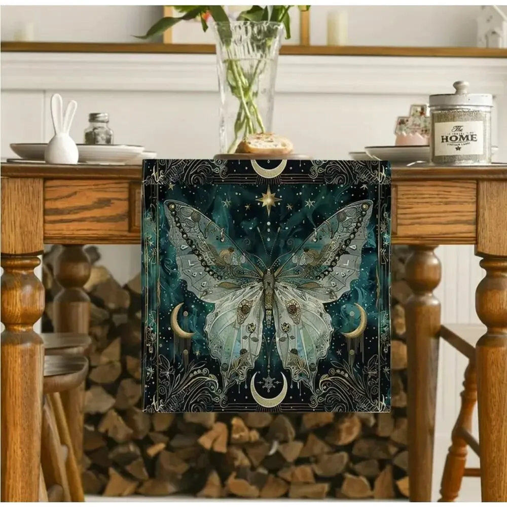 Celestial Moth Table Runner 13